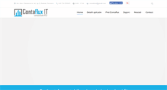 Desktop Screenshot of contaflux.ro